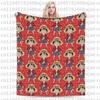 Ace Luffy Sabo One Piece Anime Blankets Flannel Awesome Warm Throw Blanket for Coverlet Autumn/Winter