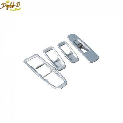 Fits For Cadillac XT5 2016- 4 Pcs ABS Chrome Trim Cover Door Window Switch