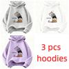 Fashion Y2K Funny Cat Graphic Hoodie Kids Cat Children's Sweatshirt Hoody Casual Hoodies for Boys Girls Clothes Top