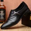 Leather Shoes Men Formal Dress Shoes Luxury Business Oxford Male Office Wedding Dress Shoes for Men Spring New 202