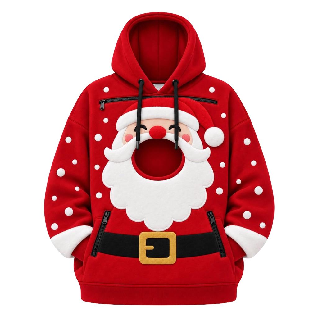 Felpa con cappuccio unisex a maniche lunghe con tasca per cane, felpa larga casual calda