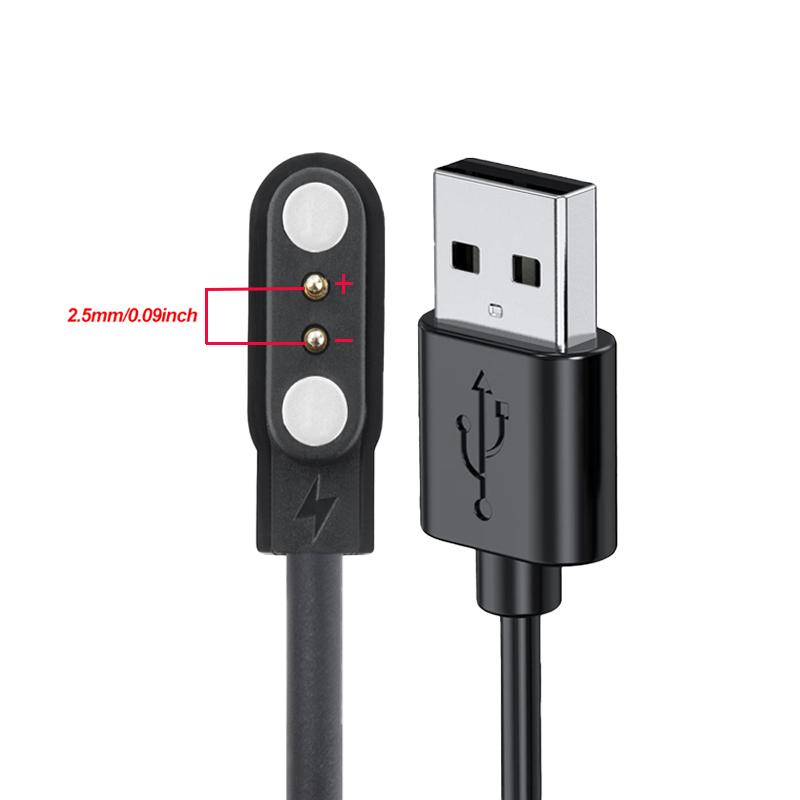

Replacement Charger Compatible with AMAZTIM C20/C20Pro Charger USB Cable Watch Cord for Kospet Tank M1 Pro Watch Charging Cable чорний