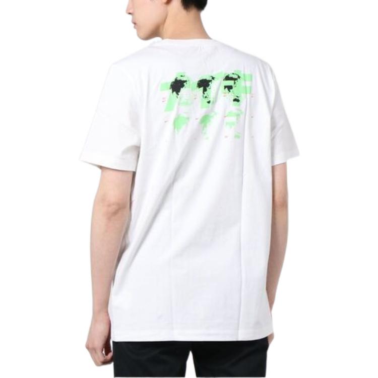 Nike Solid Color Logo Print Pullover Crew Neck Short Sleeve T-Shirt Men Tops White DC9194-100