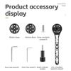ROCKBROS Bicycle Computer Holder Aluminum Alloy Bike Stopwatch Speedometer Mount Stand For Garmin Wahoo Bryton GoPro Light Stand