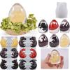 3D Dragon Egg Resin Molds Silicone Keychain Mold,3D Animal Ornaments Mold Dragon Egg Night Light Mold for DIY Crafts