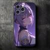 Genshin Impact Keqing Soft Phone Case for iPhone 16 16E 17 Air 15 Pro Max 14 Plus 13 Mini 11 12 7 Black Cover Back Shell