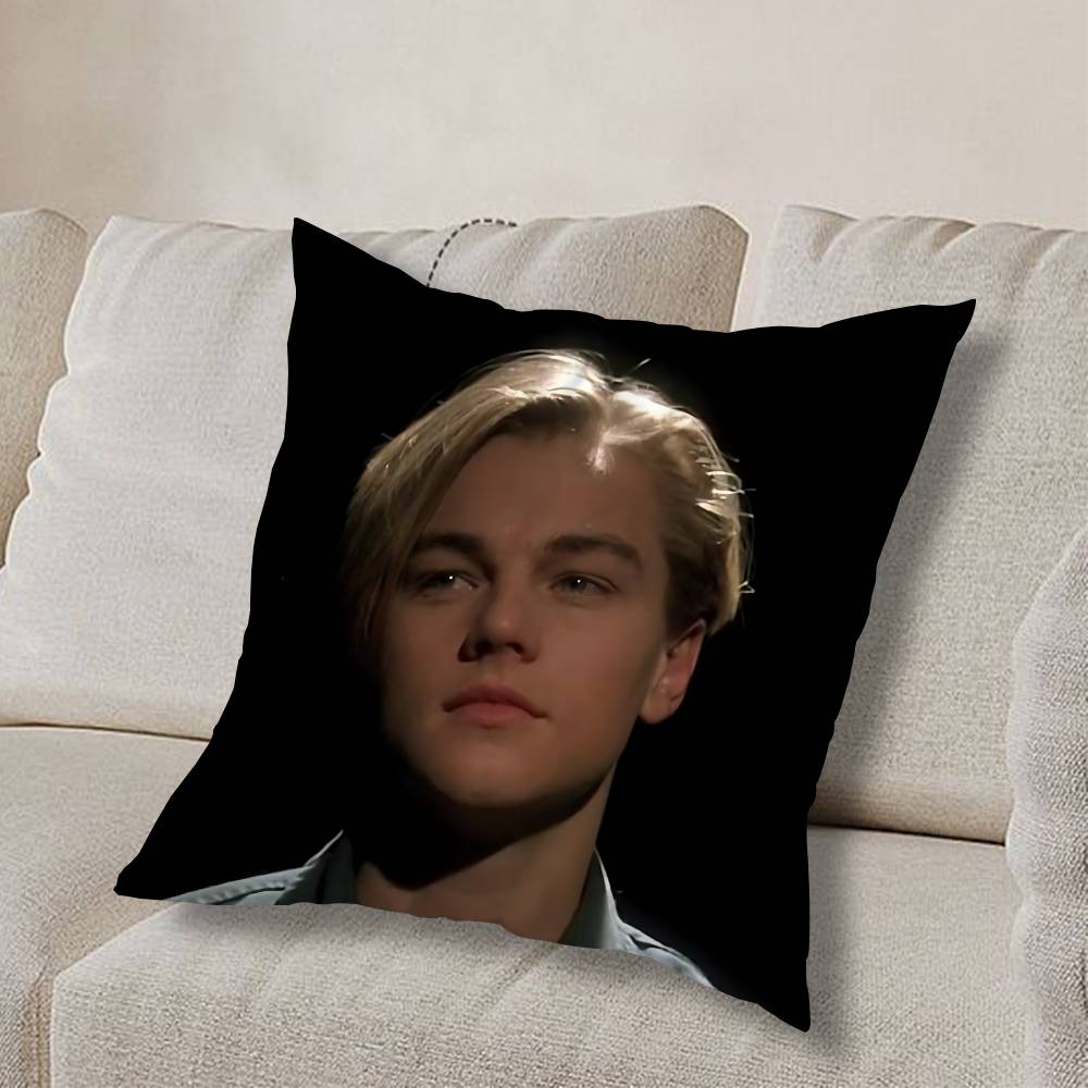 L-Leonardo D-Dicaprio YoungS Pillow Case Sofa Living Room Bedroom Headboard Backrest Cushion Square Cushion Nap Time