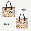 Autumn Print Large Capacity Tote Bag Casual Daily Shopping Lightweight Handbag