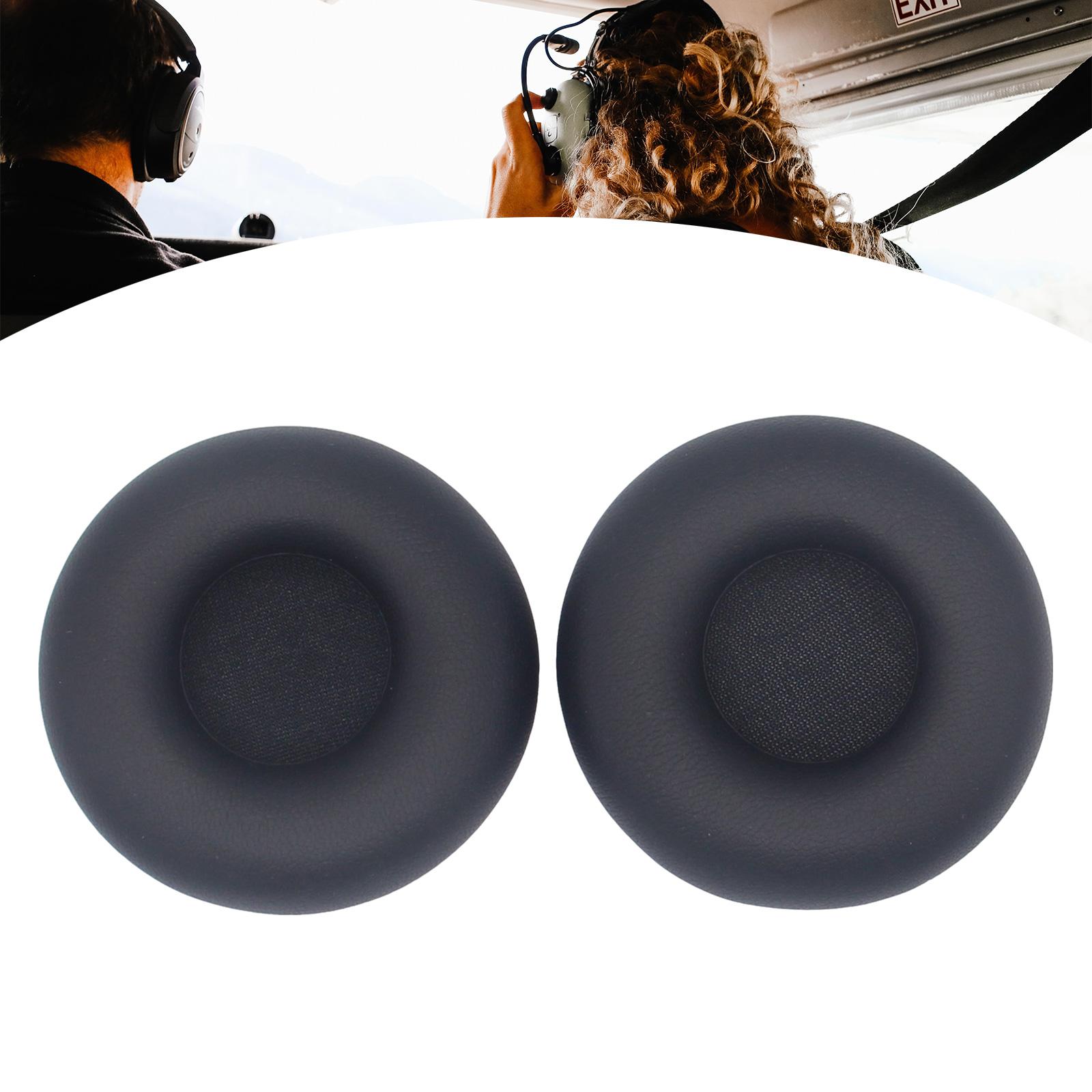

1Pair Ear Pad Earcups for USB C Headsets Skin Earpads Ear Cups Earpads Cushions Noise Isolation Ear Cups Replacement