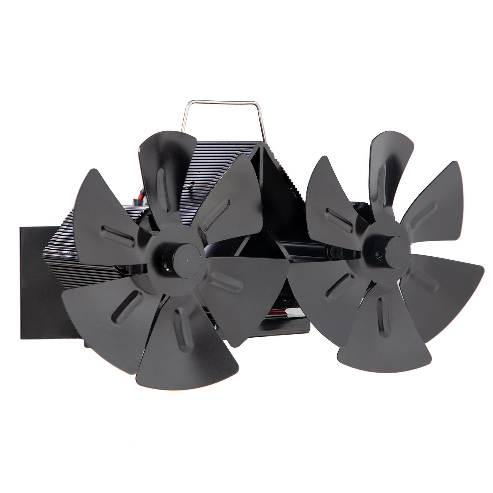 

Aluminum Stove Fans 1400rpm Accessories Aluminum Black Energy Saving Equipment Fireplace Fan Oven Fan Replacement China Mainland