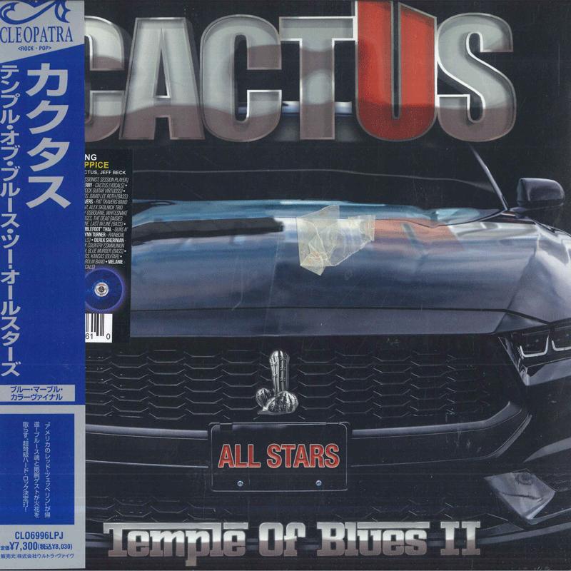 

LP Record CACTUS Temple Of Blues II AllStars Blu CLO6996LPJ CLEOPATRA 2026 Non Japan Obi Rock