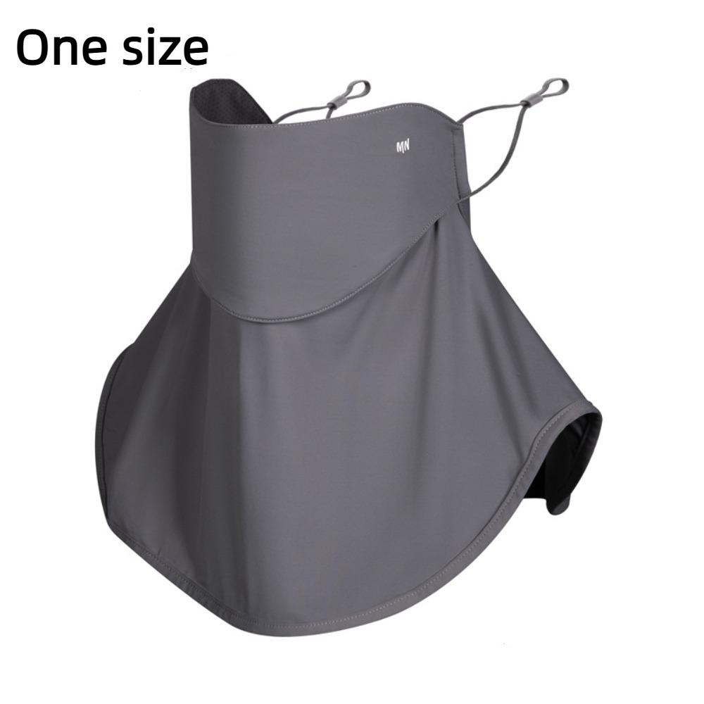 New Solid Color Ice Silk Mask Summer Face Scarves UV Protection Neck Wrap Cover Face Shield Sun Proof Bib Personalized Windproof