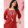 Conjunto de Kurti Étnico para Mujer Diseñador Indio Bollywood Top Túnica Conjunto Kurta Vestido
