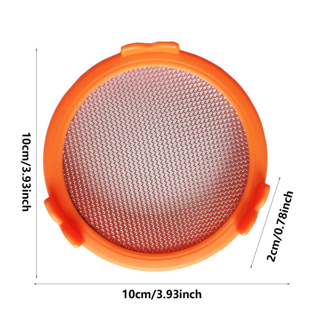 Sprouting Lid With Stainless Steel Screen Mesh Cover Wide Mouth MasonJar For Mouth MasonSprout Jars Germination Strainer