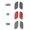 For Hyundai KONA SX2 2026 2026 2pcs ABS Carbon Fiber Car Interior Upper Air Vent Outlet Cover Trim Accessories LHD