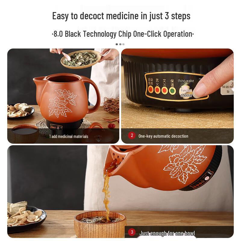 Zisha Ceramic Health and Medicine Pot
