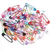 50-200pcs/lot 18/22/26/32/38/45/55mm Safety Pins Metal Clothing Fastening Clip Pin Needles For DIY Crafts Sewing Accessories