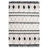 Living Room Rug Very Soft Diamonds Beige Dark Grey 160x230