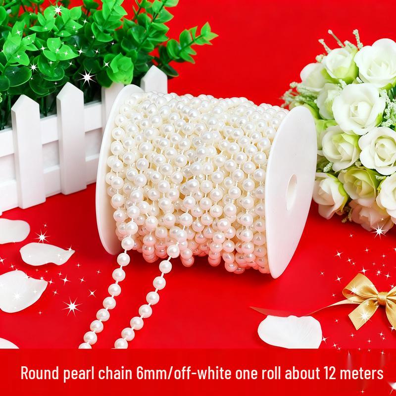 Wedding Decor: Imitation Pearl Bead String Curtain