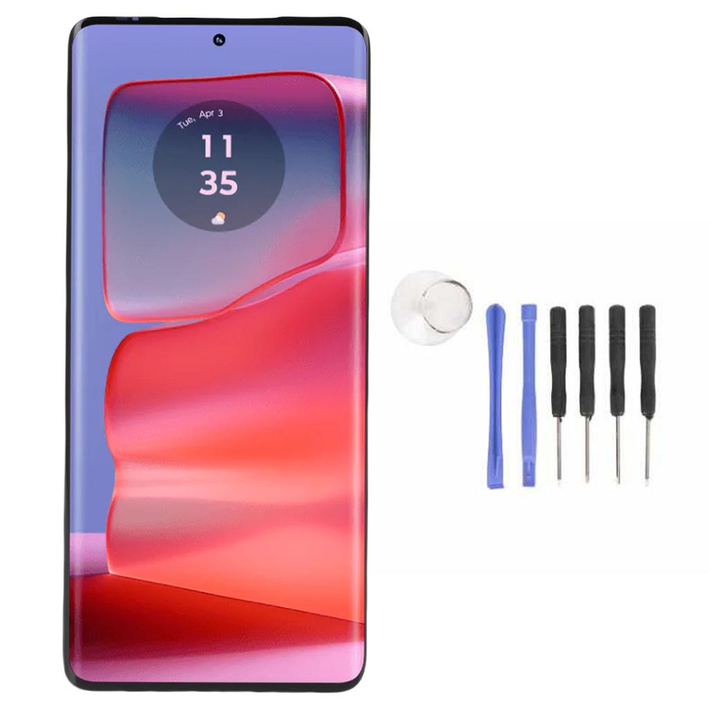 6.7in Curved Screen Replacement 1220 X 2712px 444ppi Touch Screen Digitizer Assembly Replacement for Moto Edge 50