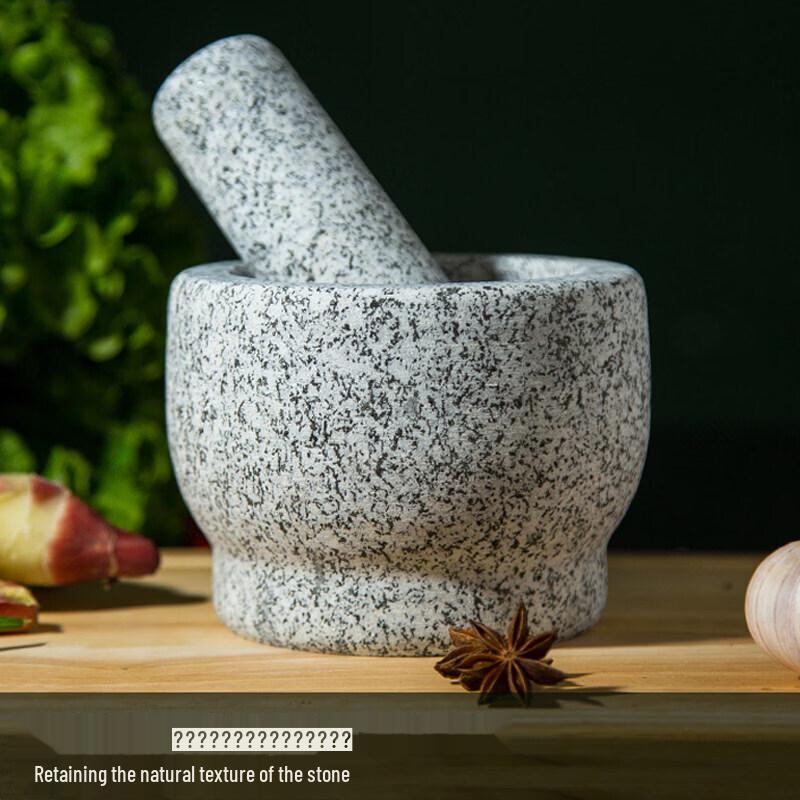 Natural Stone Mortar & Pestle