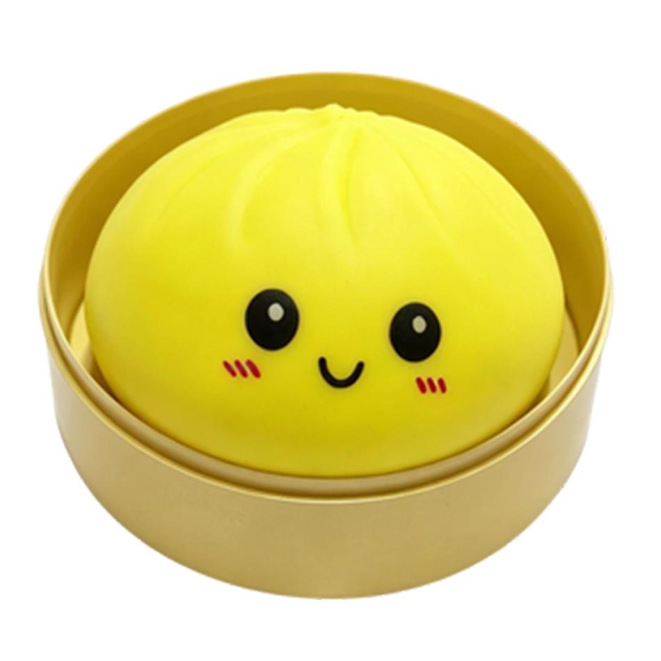 1-4pcs Colorful Simulated Dumpling Squishy Relaxing  Antistress Enhance Happiness Rebound Squeeze  Toy