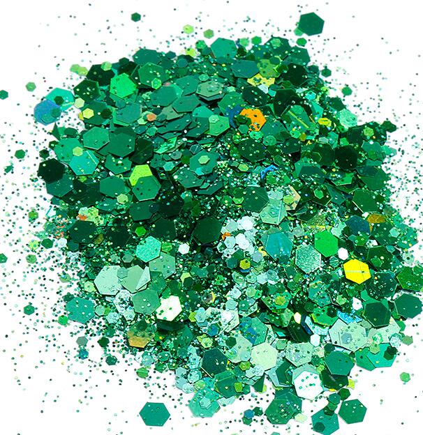 Multi-color Nail Sequins  Nail Art Flake Nail Glitter Paillette Mixed  Thin Shining 3D  Stickers Manicure Make up DIY
