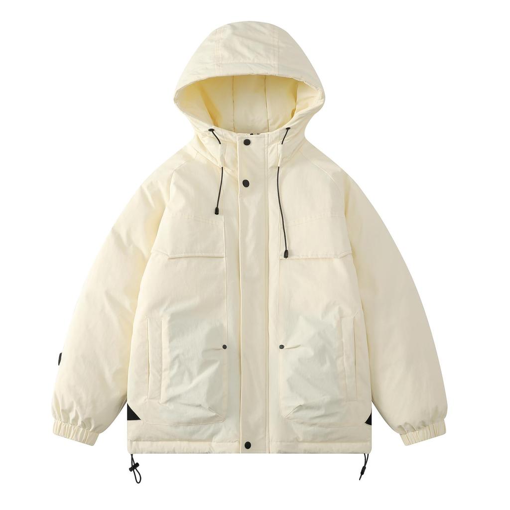 Japanese Style Windproof Hooded Down Jacket - Winter Casual Mountaineering Sportswear