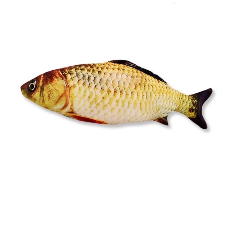 Cat Toy Simulation Fish, Cat Teething, Chewing, Plush Toy Fish Cat, Mint Fish Cat Supplies