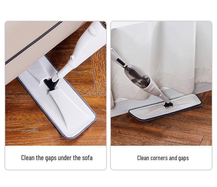Spray Mop - Hand-Free Washable Dual-Use Flat Mop for Easy Dry & Wet Cleaning