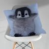 Cute little penguin Pillow Case For 30x30cm45x45cm55x55cm For Home Bedroom Decoration And Protector