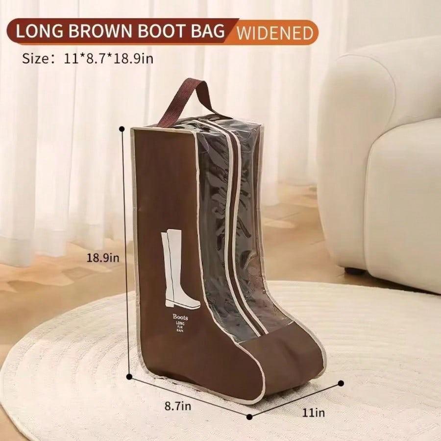 Travel Shoe Bags, Boot Storage Bags, Dust-Proof Ankle Boot Protective Bags With Handles, Portable Waterproof Short Boots