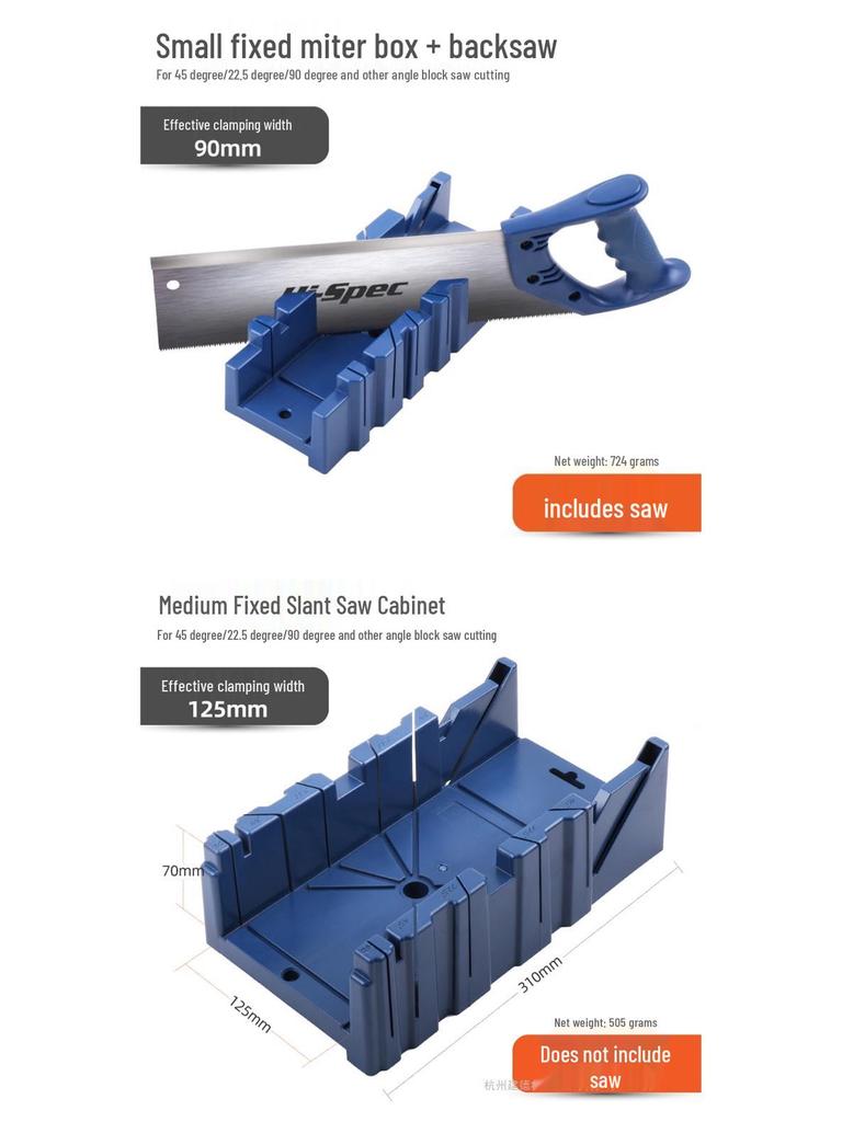 45° Multifunctional Miter Saw for Gypsum Line & Cabinet Woodworking