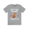 Just A Girl Who Loves Abyssinian Cats Shirt Abyssinian Cat Lover Shirt Fashion Streetwear Oneck Shortsleeve T Shirt