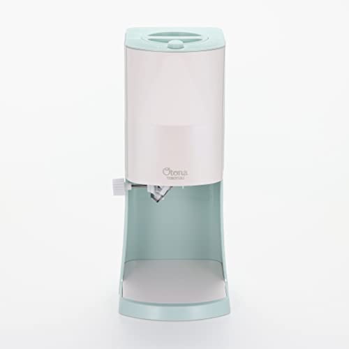 DOSHISHA Electric Fluffy Shaved Ice Maker with 2 Ice Cups (Medium Size), Green, for Frozen Fruits, DTY-B2GR