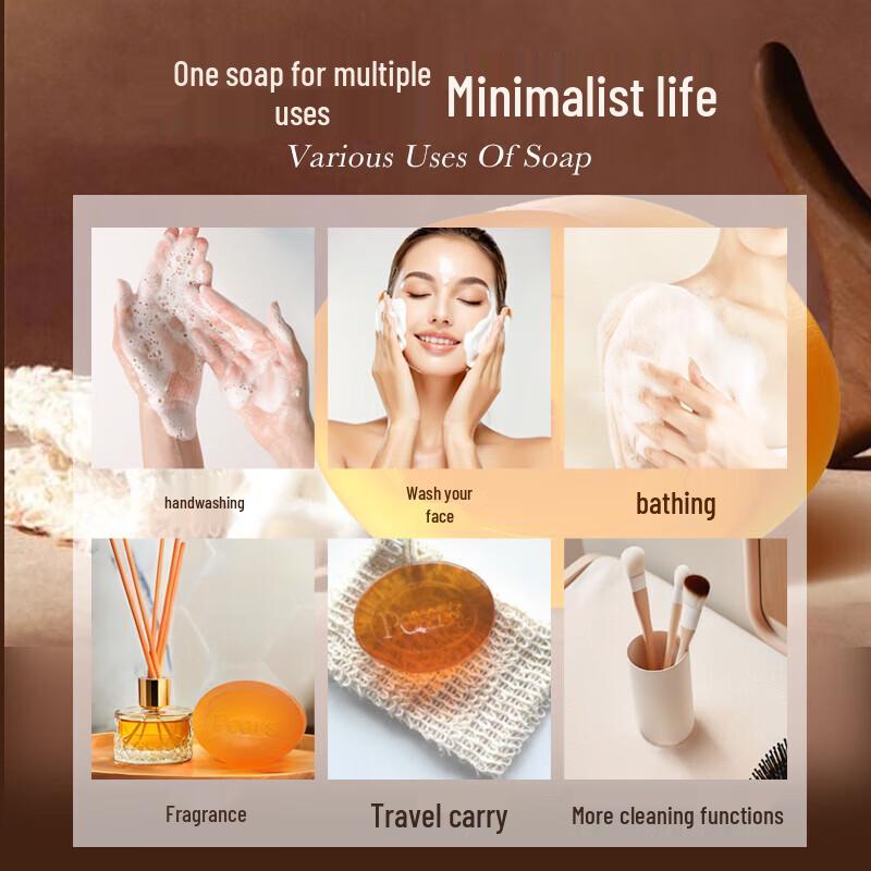 Pears Amber Orange Nourishing Crystal Soap