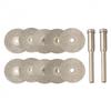 Thin and 10pcs Diamond Cutting Discs for Gem stones and Metal Cutting