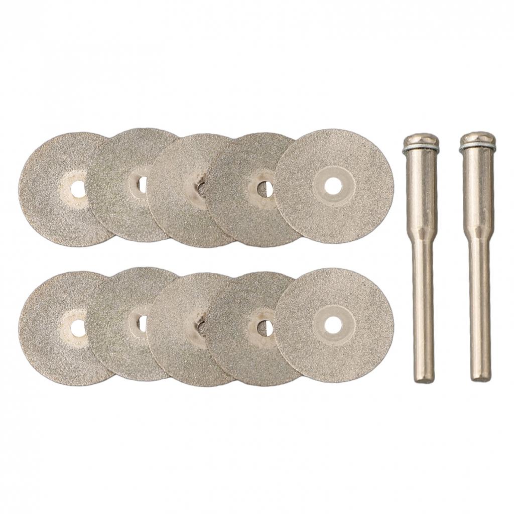Thin and 10pcs Diamond Cutting Discs for Gem stones and Metal Cutting