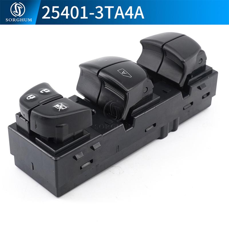 SORGHUM 25401-3TA4A Master Power Window Control Lifter Switch Glass Button For Nissan Altima 2013 2017 2018 254013TA4A