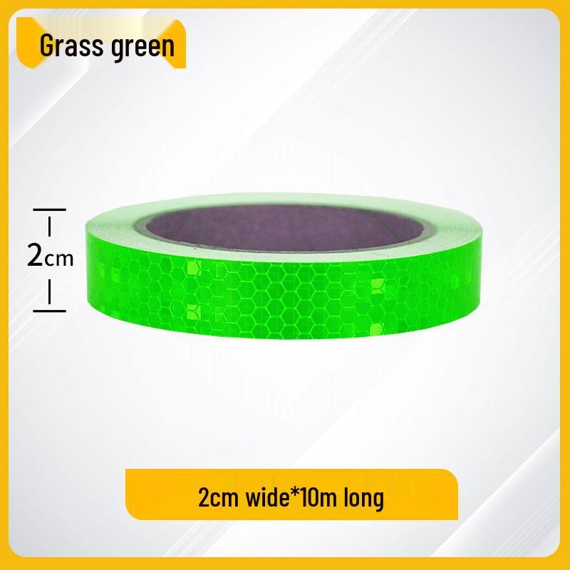 2cm Reflektierender Nachtwarnaufkleber für Autos, Motorräder, Fahrräder und Elektrofahrzeuge