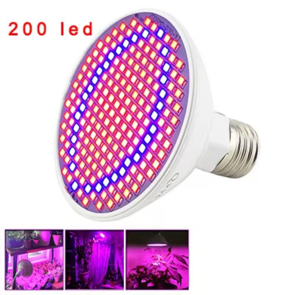 Led Plant Flower Grow Light Bulbs E27 Full Spectrum Red Uv Growing Lights Lamp for Indoor Hydroponics Growbox Veg Greenhouse