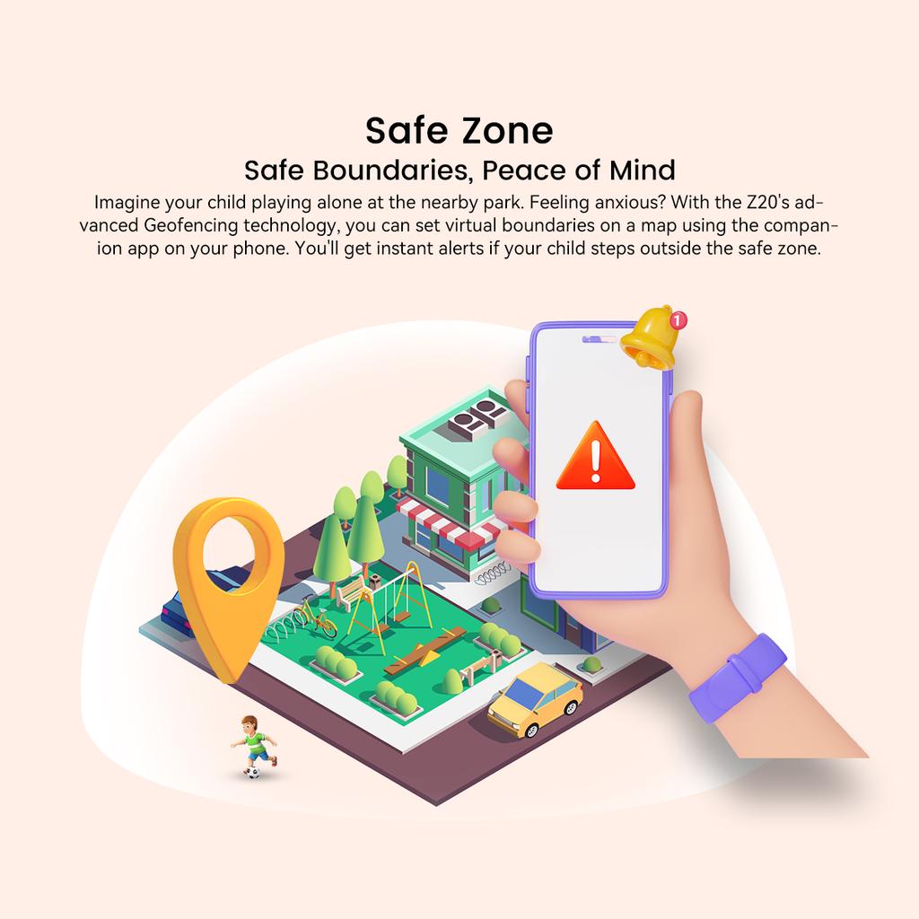 Blackview Smartwatch per bambini Z20, Videochiamata 4G, Localizzatore GPS, Batteria 800mAh, Impermeabile IP67, Chiamata SOS