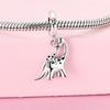 Mother's Day 925 Silver Charms Warm LOVE MOM Beads Pendant Fit Bracelet Diy Woman Jewelry