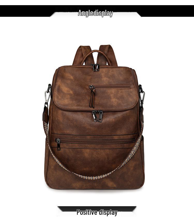 Chic British Style Retro Backpack: Spring 2025 Trend for College Students
