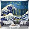 Abstract Wave Wall Hanging Home Wall Decoration Tapestry Office Living Room Tapestry