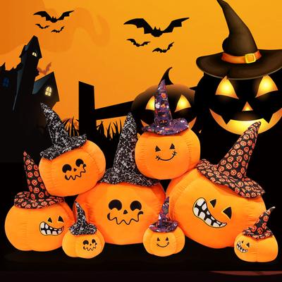 23-60CM Almofada de Pelúcia de Abóbora de Halloween Legumes Bonecas Horror Chapéu de Mago Almofada em Forma de Abóbora Brinquedos Presentes de Aniversário Natal