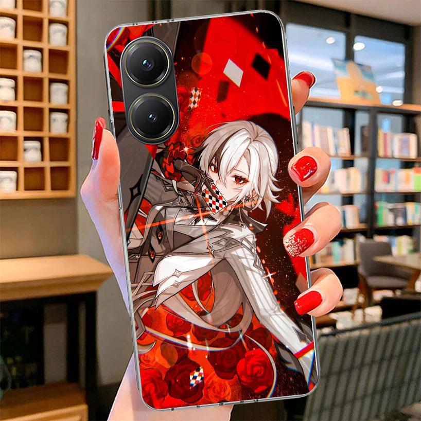 Arlecchino Genshin Impact Phone Case For Xiaomi Poco F7 Ultra X7 X6 X5 Pro M7 Redmi 15C 15 13C 13 12C 12 10C 10 9A 9C 9T 9 Shell