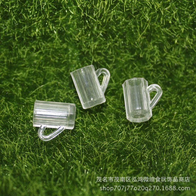 Japanese Dollhouse Accessories: Children's Pretend Play Educational DIY Mini Beer Mug Model.