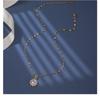 Women Light Luxury Full Diamond Zircon Flower Fashion Clavicle Necklace