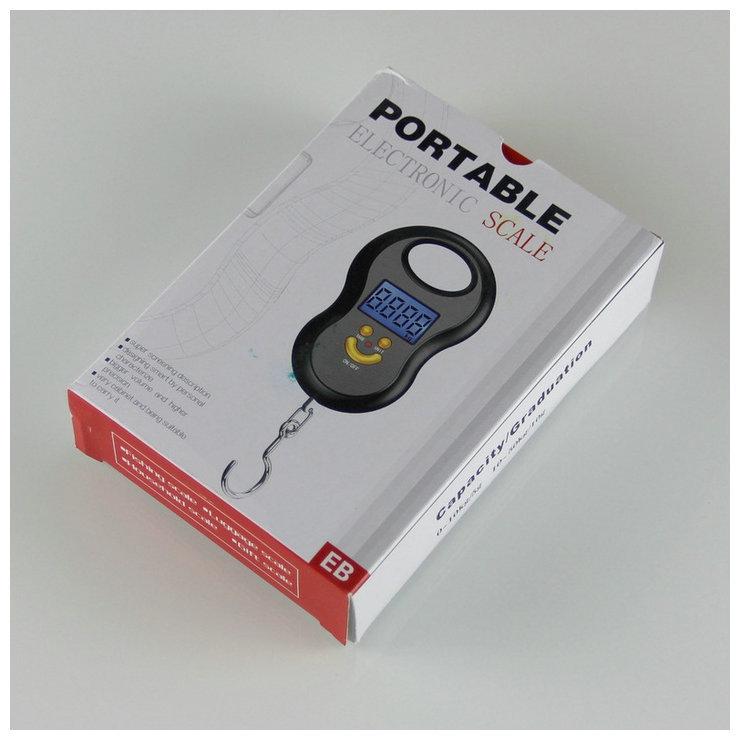 Handheld Spring Portable Electronic Scale 50kg/10g Mini Table Household Scale